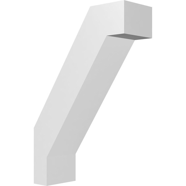Ekena Millwork 3-in. W x 8-in. D x 12-in. H Burlington Architectural Grade PVC Knee Brace BRCP03X08X12BUR - main